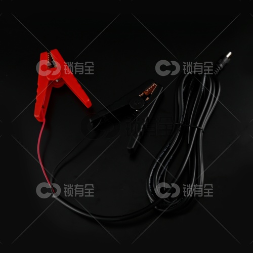 电瓶鳄鱼夹式12V外接直流电源线-DC插头 数控机电瓶供电线