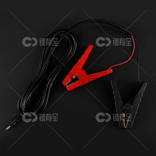 电瓶鳄鱼夹式12V外接直流电源线-DC插头 数控机电瓶供电线