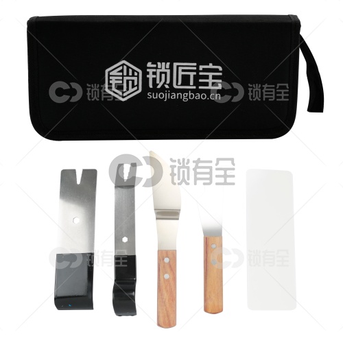 锁匠宝出口版门缝多功能快开五件套 锁匠神器