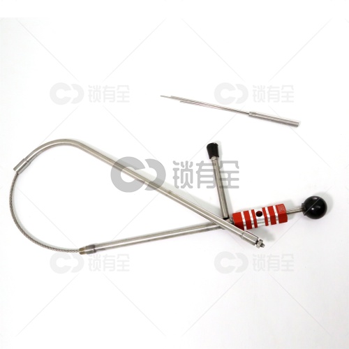 精致整体不锈钢四爪猫眼锁匠专用工具 鱼叉式