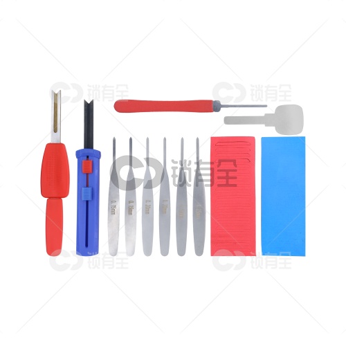 叶片锁复合定齿工具（全套） 无损开启叶片锁 C级锁芯工具套装 技术开启工具|锁匠用品