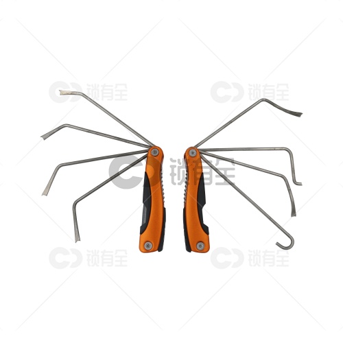 万用防盗门锁体 折叠钩组合 锁体钩开工具 GS-X8