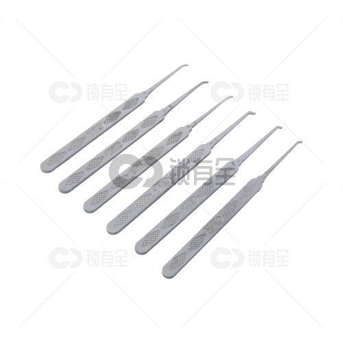 HUK珍藏不锈钢白色精品单钩6件套