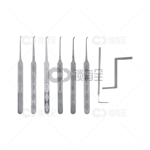 HUK珍藏不锈钢白色精品单钩6件套