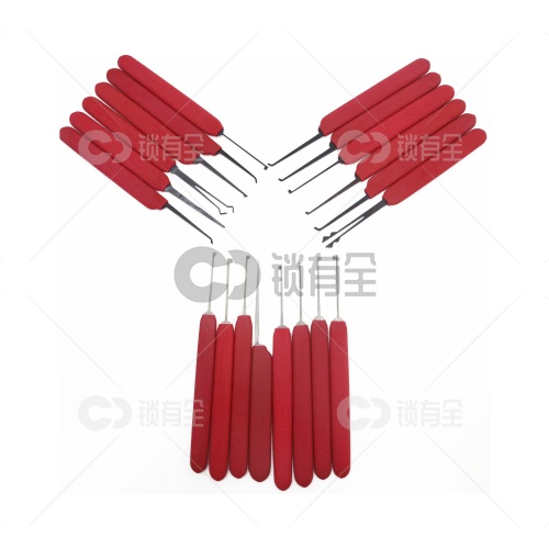 精品20支单钩单钩王 红色磨砂手柄/百合匙王