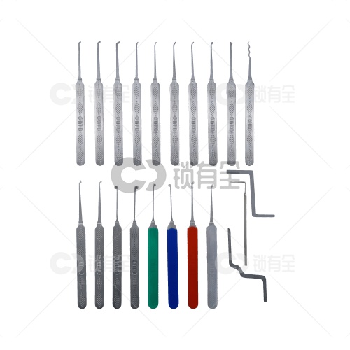 新款锁匠工具HUK18支单钩百合匙
