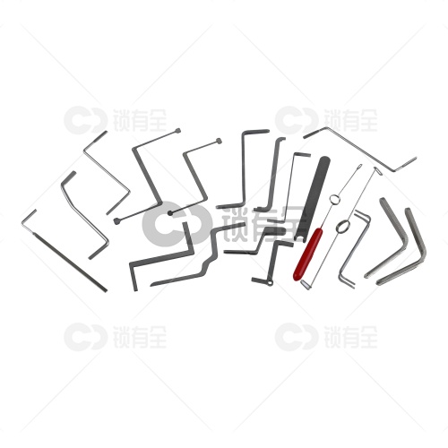 HUK常用锁推动杆别子套装-19支