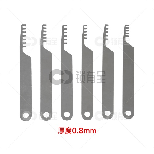 全钢梳子6件套 修锁组合装梳子六件套