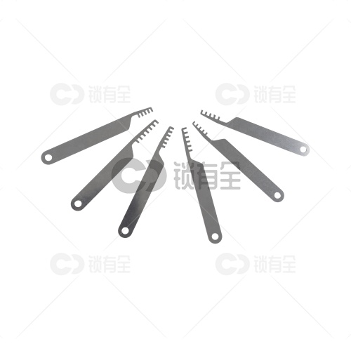 全钢梳子6件套 修锁组合装梳子六件套