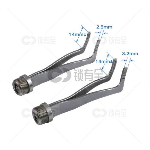 新款车锁带灯别子「双头款」