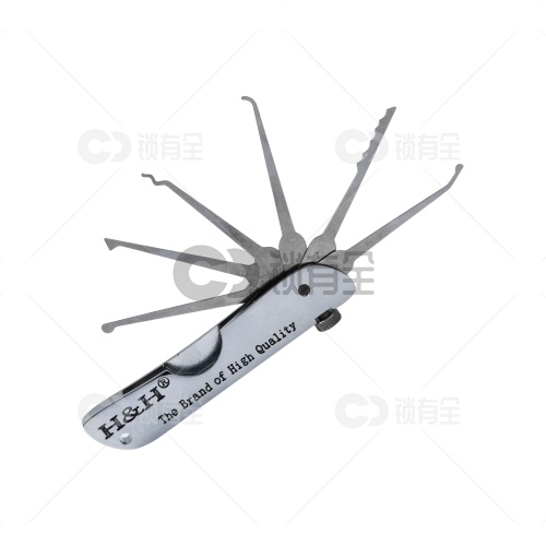 折叠刀式便携式单钩 折叠单钩 4支钩+别子 