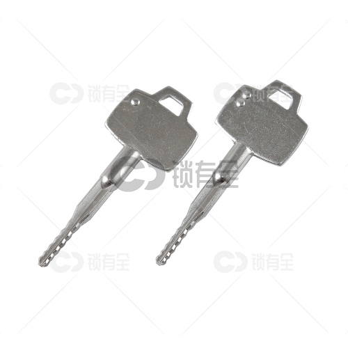 卷帘门十字锁两件套（大号粗齿、小号细齿）十字试开钥匙套装 十字毛线开