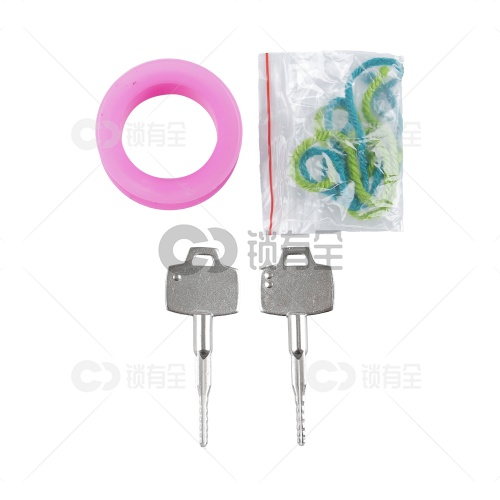 卷帘门十字锁两件套（大号粗齿、小号细齿）十字试开钥匙套装 十字毛线开