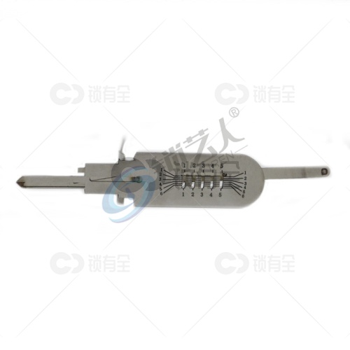 丘比特KW1读齿开启二合一  丘比特墨西哥Kwikset民用锁工具-KW1-右槽