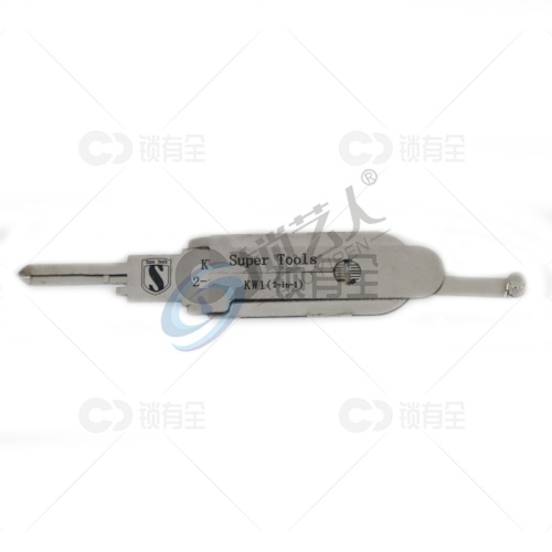 丘比特KW1读齿开启二合一  丘比特墨西哥Kwikset民用锁工具-KW1-右槽