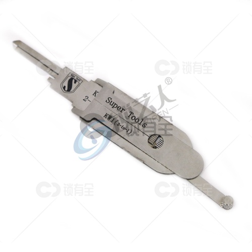 丘比特KW1读齿开启二合一  丘比特墨西哥Kwikset民用锁工具-KW1-右槽