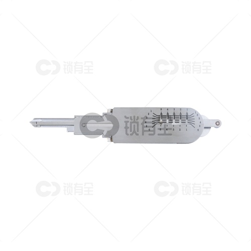 丘比特KW1L读齿开启二合一  丘比特美国Kwikset民用锁二合一-KW1L-左槽