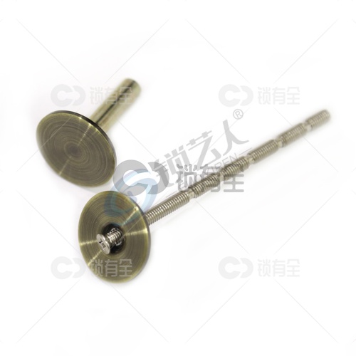 40MM防盗门通用堵孔器  红古铜 拉丝金 青古铜 拉丝钢四色可选