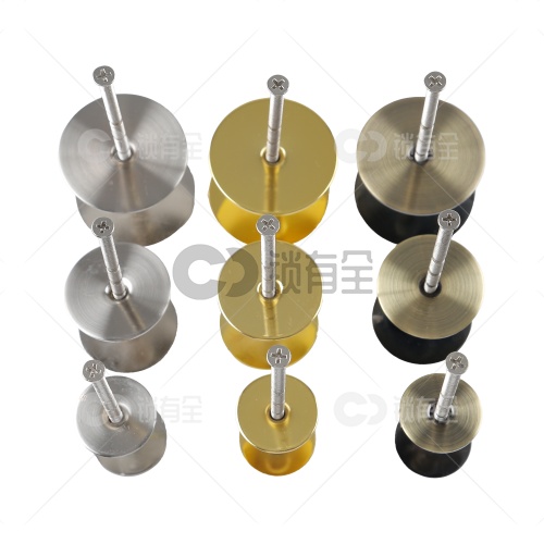 防盗门通用堵孔器30/40/50mm  红古铜 拉丝金 青古铜 拉丝钢四色可选