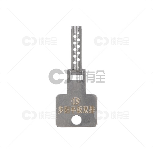 【15】免导针一体-新步阳平板双排带闭门珠与两穿芯珠-锡纸晃匙工具  不锈钢锡纸工具