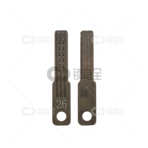 【26号】万嘉平板双排曲线 合金钢锡纸软硬开