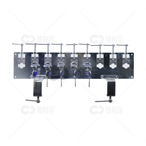 联排金属练功夹 虎桌钳精品练习夹具 锁匠练功夹