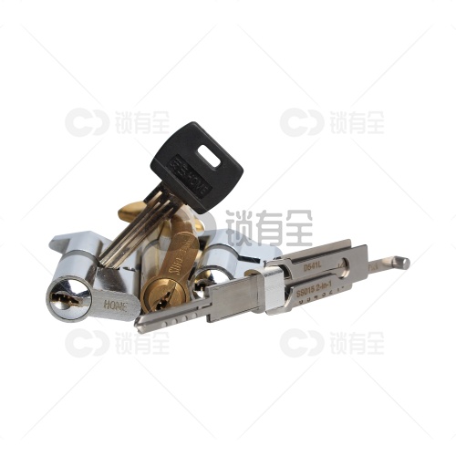 SS015 D541L 2in1 台湾家用锁读开工具  读开二合一