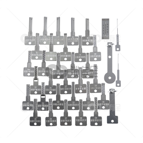 免导针一体-锡纸晃匙工具30件套