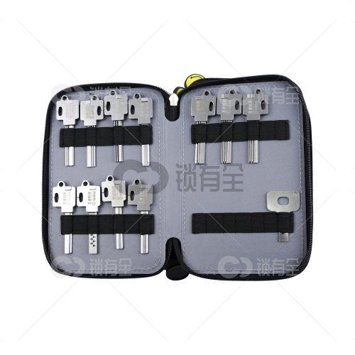 强者归来 锡纸工具11件套装-定制版 带导针和摇把 锡纸快开工具套装   防盗锁套装