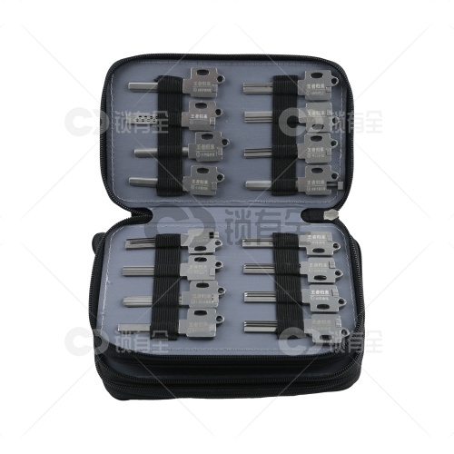 QS100-强者归来锡纸工具20件套装 带导针和摇把 锡纸快开工具套装   防盗锁套装