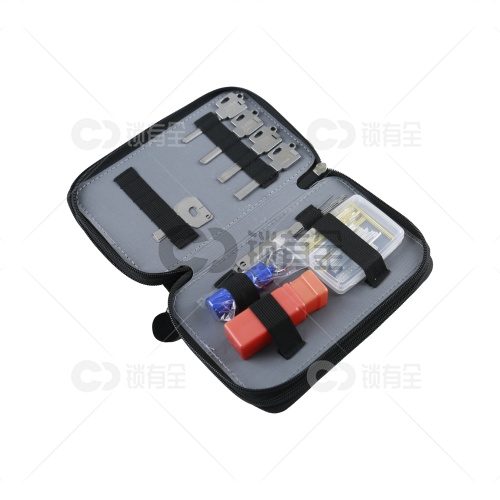 QS100-强者归来锡纸工具20件套装 带导针和摇把 锡纸快开工具套装   防盗锁套装