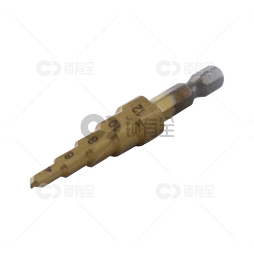 宝塔台阶钻头直槽三件套-小号套装 宝塔形开孔钻头 台阶钻 4-12,3-12,4-20mm