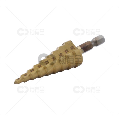 宝塔台阶钻头直槽三件套-小号套装 宝塔形开孔钻头 台阶钻 4-12,3-12,4-20mm