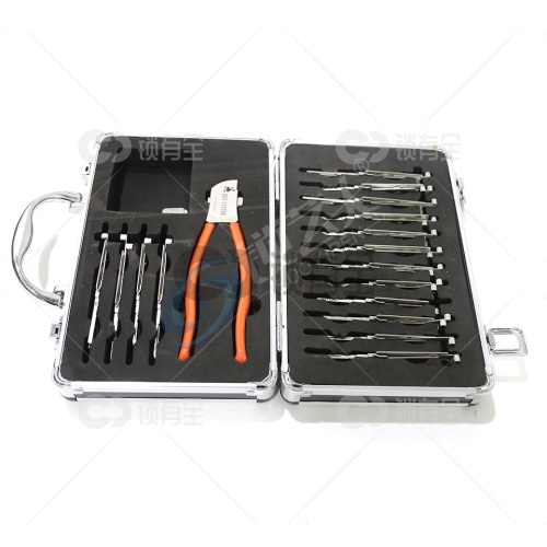 李志勤-16支套装 常用车型读齿开启工具-李氏二合一