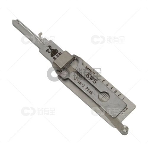 李志勤-KW5 美国Kwikset民用锁读齿开启-平铣 李氏二合一