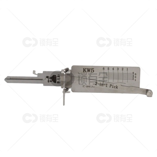 李志勤-KW5 美国Kwikset民用锁读齿开启-平铣 李氏二合一