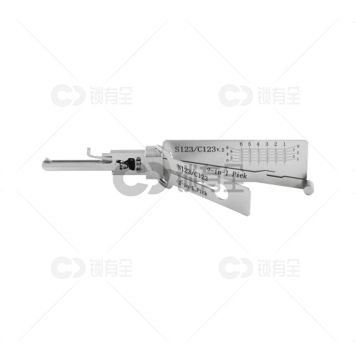李志勤-S123/C123  Schlage西勒奇民用锁读齿开启工具-平铣 李氏二合一 【美国】