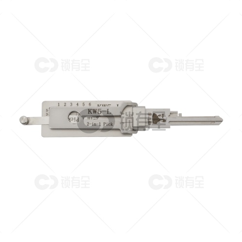 KW5-L-Kwikset-国外民用锁读齿开启工具-平铣 二合一【美国】