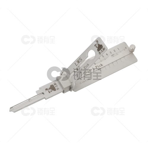 LW5-Lockwood国外民用锁读齿开启工具-平铣 二合一工具 【澳洲】