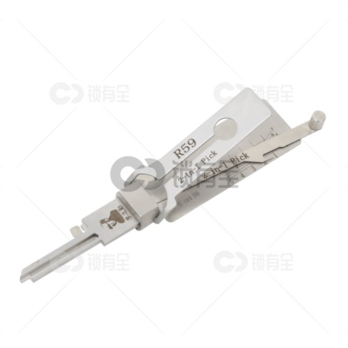 R59国外民用读齿开启工具-平铣 二合一工具 【墨西哥】