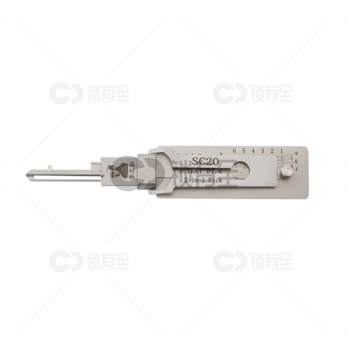 李志勤-SC20西勒奇国外民用锁读齿开启-平铣  李氏二合一【美国】