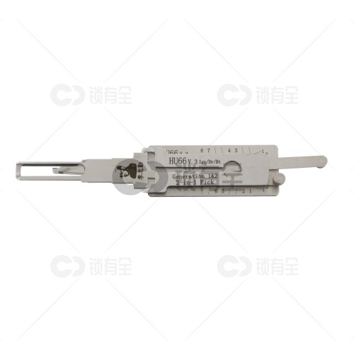 李志勤-HU66大众汽车锁读齿开启工具-内铣 李氏二合一