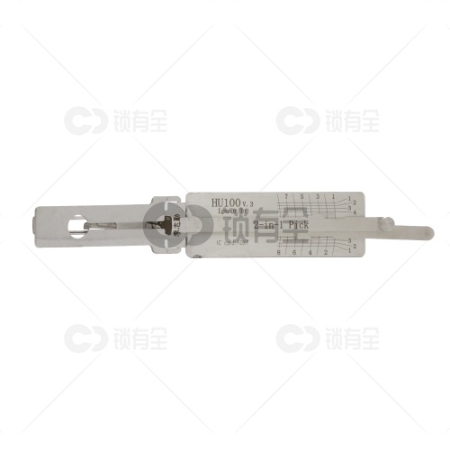 李志勤-HU100新欧宝别克汽车锁读齿开启工具-内铣 李氏二合一