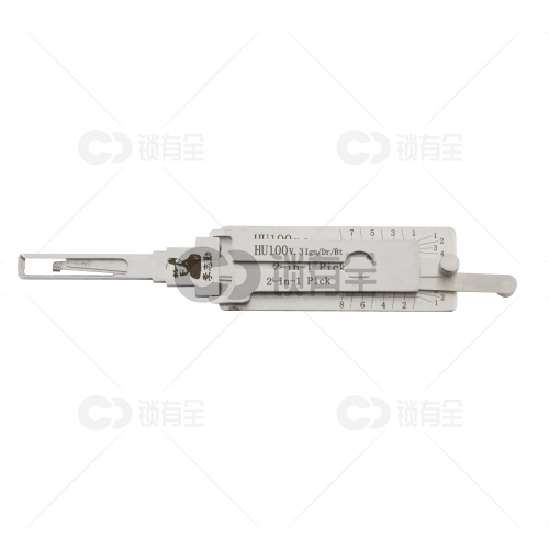 李志勤-HU100新欧宝别克汽车锁读齿开启工具-内铣 李氏二合一