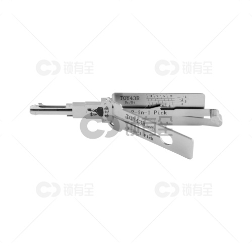 李志勤-TOY43R丰田汽车锁读齿开启工具-平铣 李氏二合一
