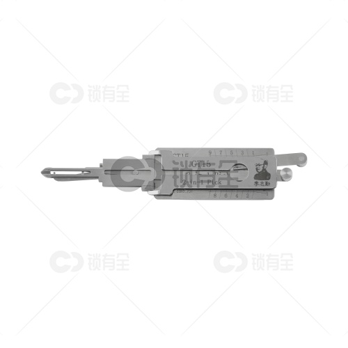 李志勤- GT15菲亚特汽车锁读齿开启工具-平铣 李氏二合一