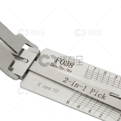 李志勤-FO38福特汽车锁读齿开启工具-平铣 李氏二合一