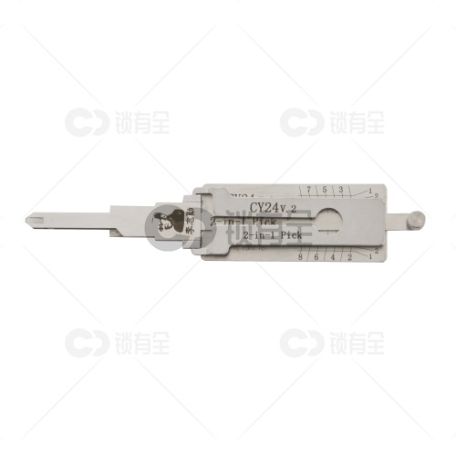 李志勤-CY24克莱斯勒汽车锁读齿开启工具-平铣 李氏二合一