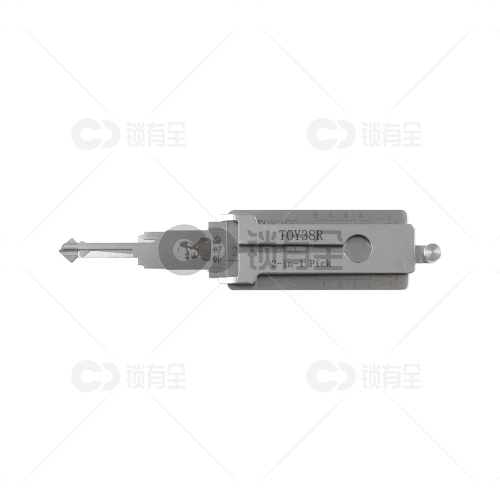 李志勤-TOY38R夏利哈飞汽车锁读齿开启二合一工具-平铣 李氏二合一