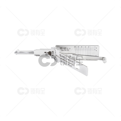 李志勤-HU46欧宝、赛欧汽车锁读齿开启工具-平铣 李氏二合一